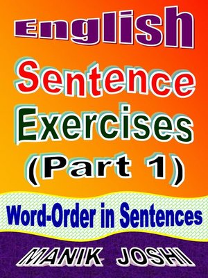 cover image of English Sentence Exercises (Part 1)